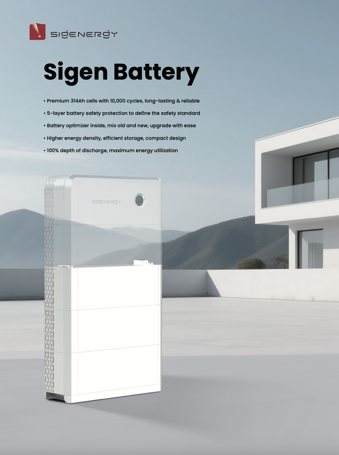 Sistema di accumulo SigenStore da 6 a 30 kWh per Inverter Sigenergy (Sigen Hybrid 2°gen) - immagine 3